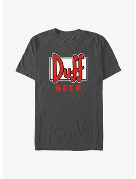 The Simpsons Duff Beer T-Shirt, CHARCOAL, hi-res