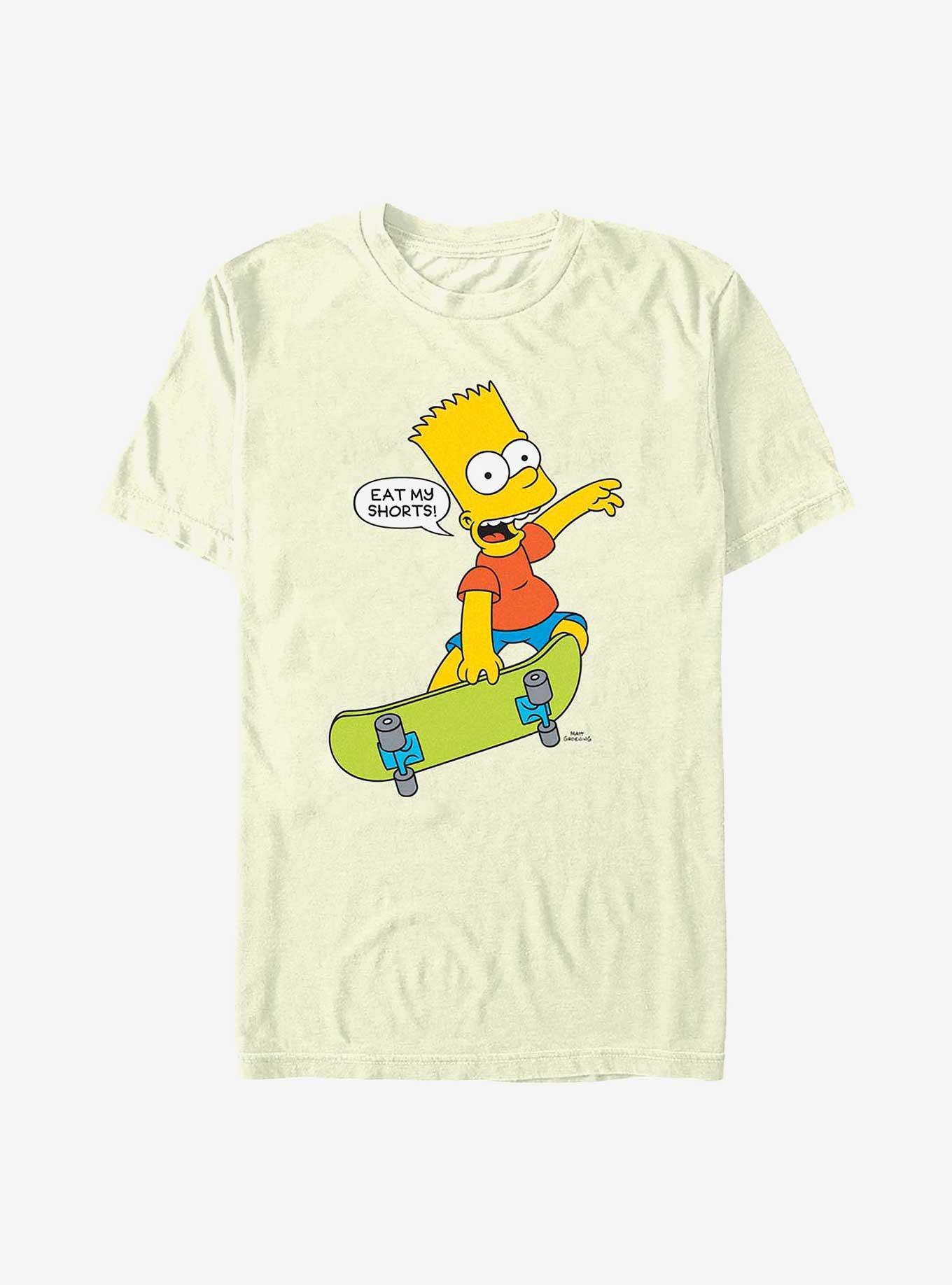 The Simpsons Bart Eat My Shorts T-Shirt, NATURAL, hi-res