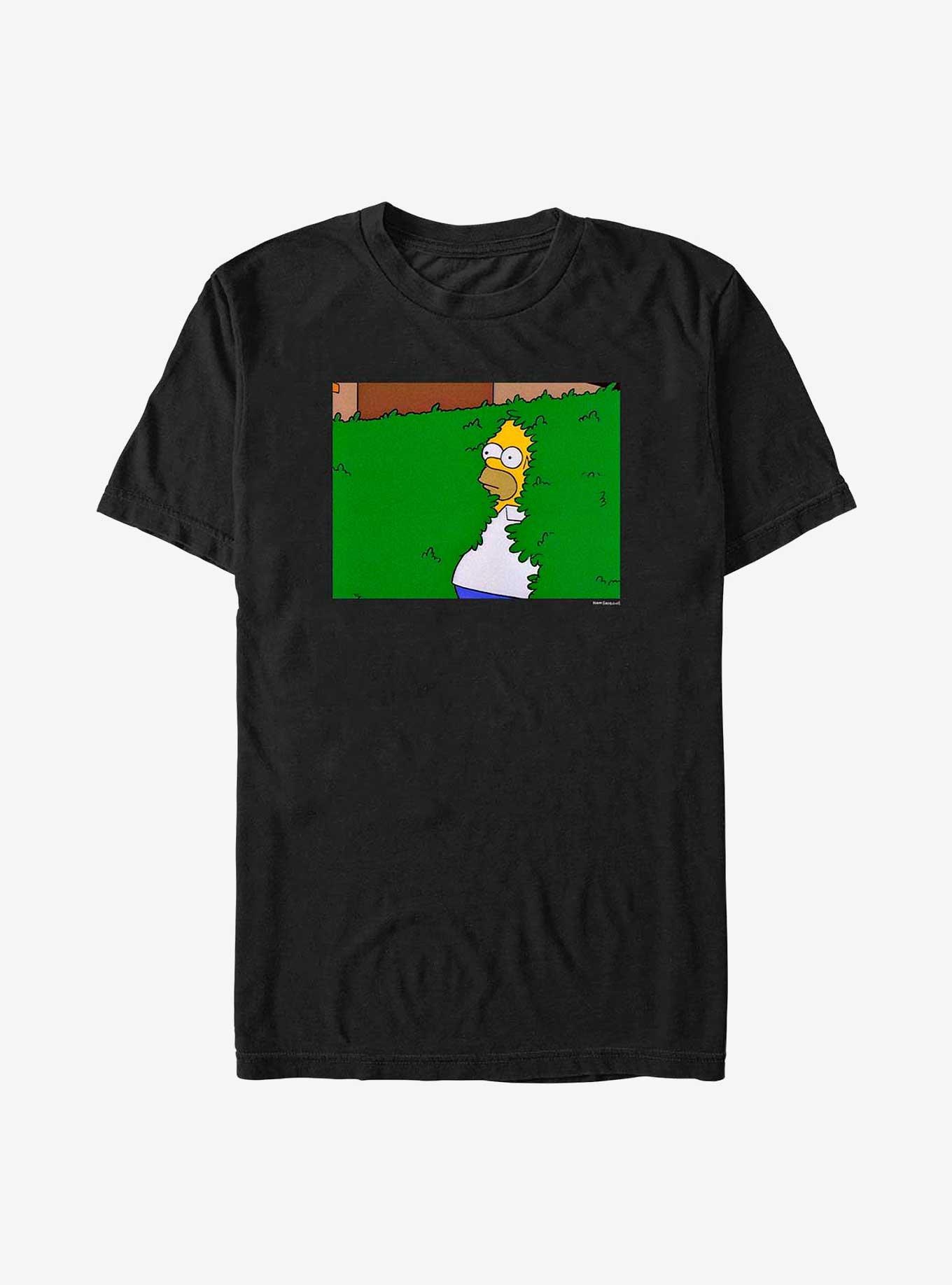 The Simpsons Homer Bush T-Shirt, BLACK, hi-res