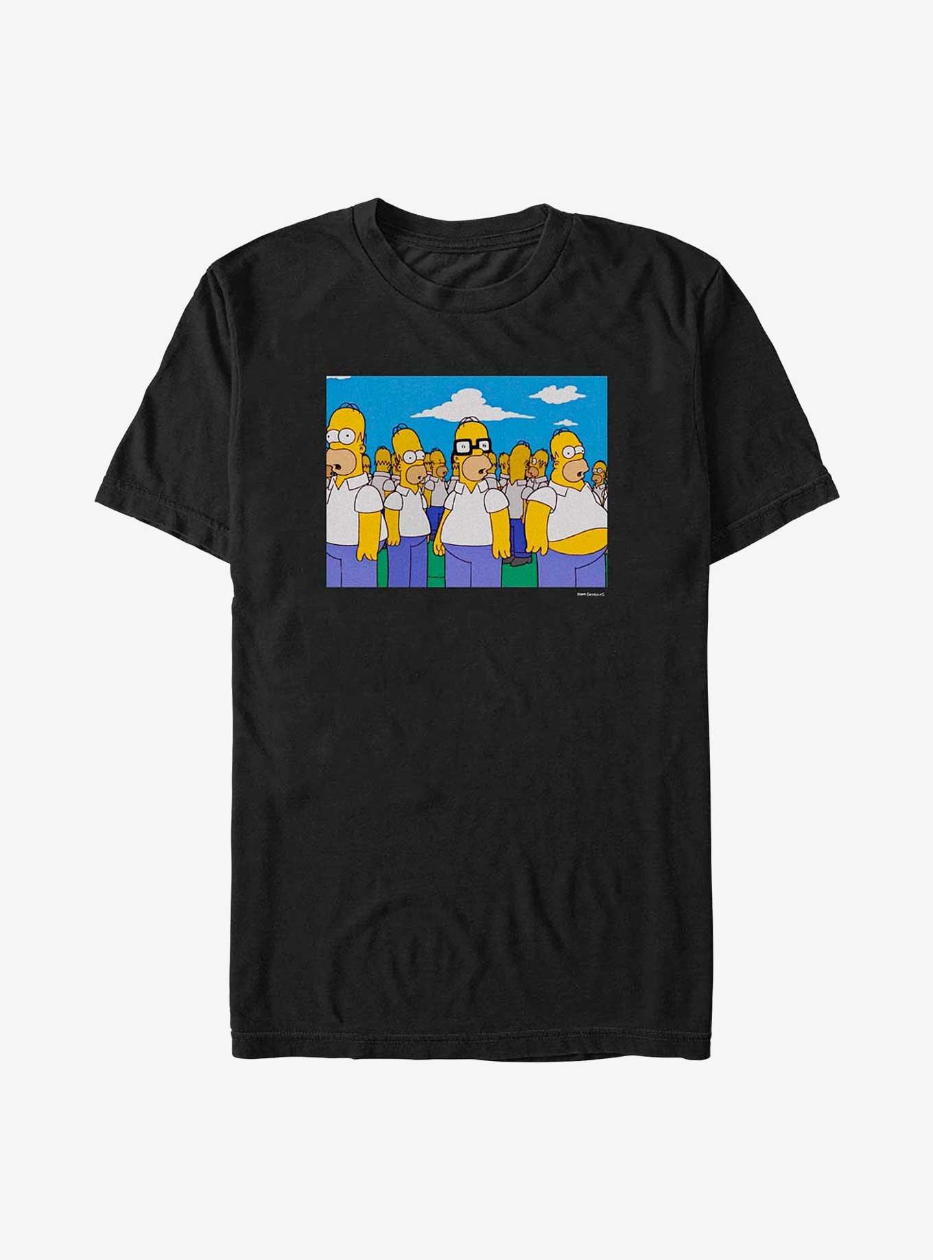 The Simpsons Homer Clones T-Shirt, BLACK, hi-res