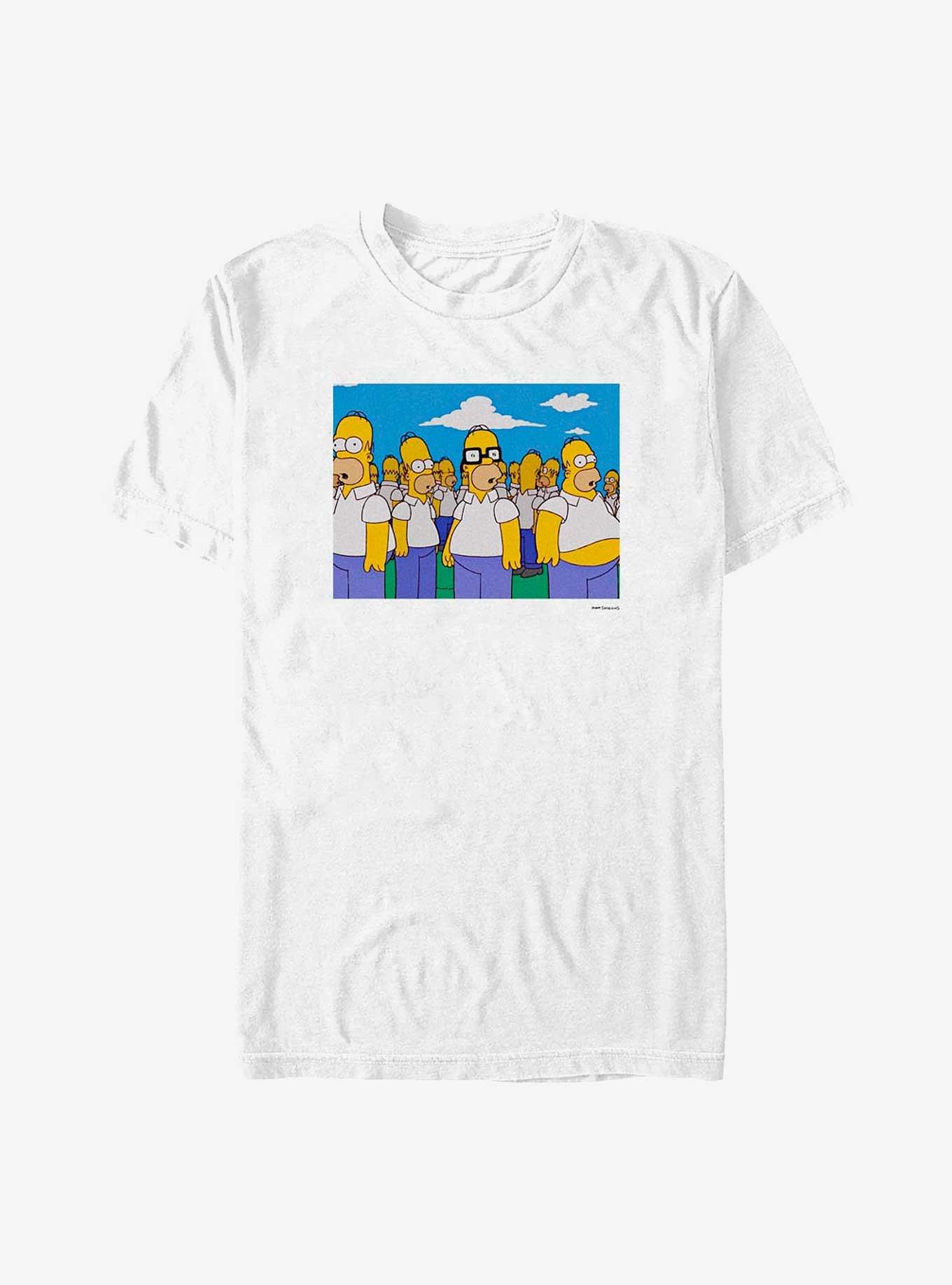 The Simpsons Homer Clones T-Shirt, WHITE, hi-res