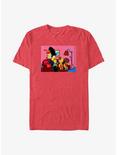 The Simpsons Horror Couch T-Shirt, RED HTR, hi-res