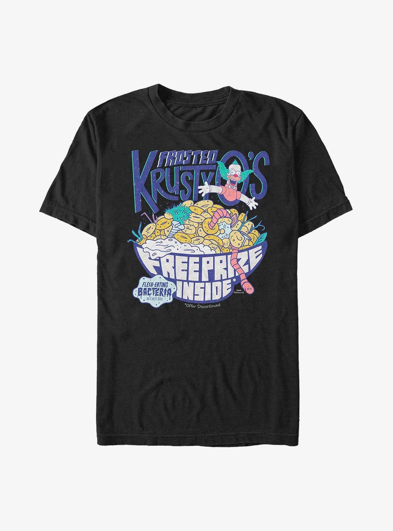 The Simpsons Krusty O's T-Shirt, BLACK, hi-res