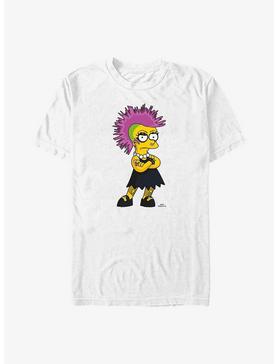 The Simpsons Lisa Goes Punk T-Shirt, WHITE, hi-res