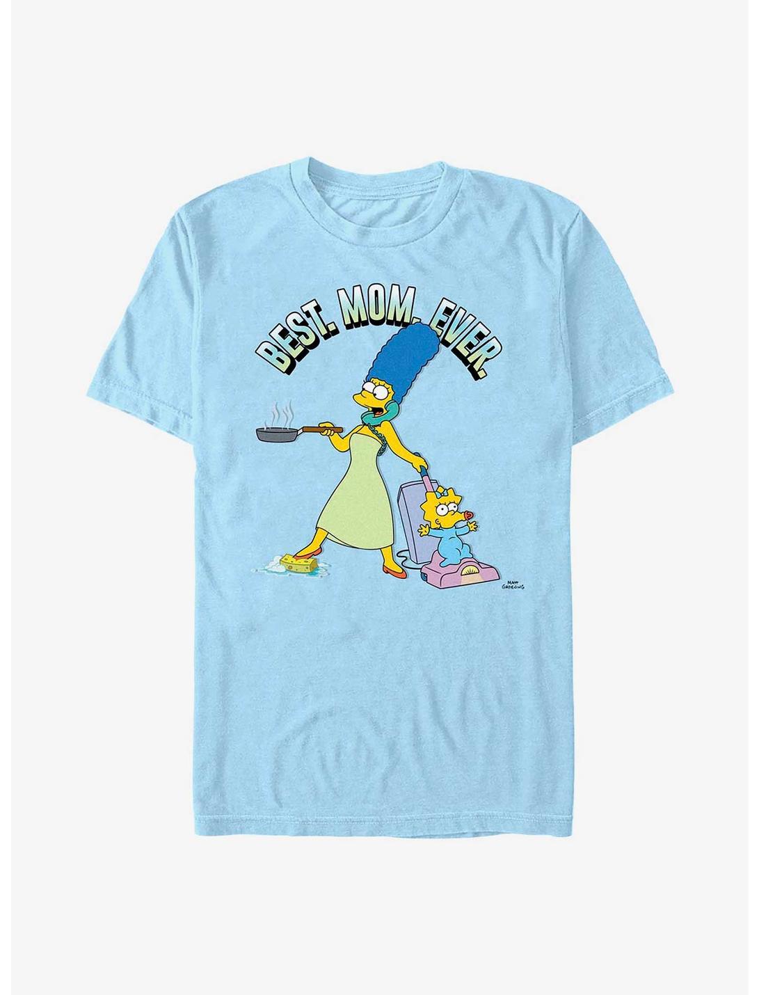 The Simpsons Best. Mom. Ever. Marge & Maggie T-Shirt, LT BLUE, hi-res