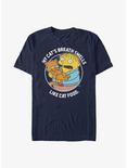 The Simpsons Ralph's Cat Breath Smells Like Cat Food T-Shirt, NAVY, hi-res