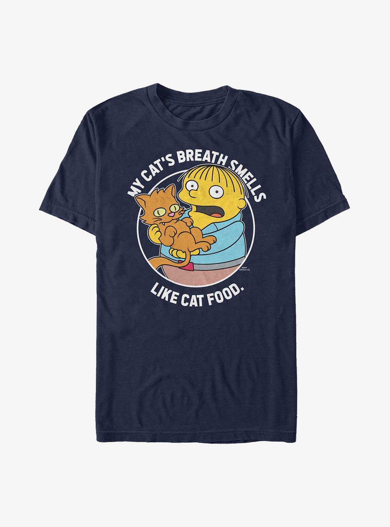 The Simpsons Ralph's Cat Breath Smells Like Cat Food T-Shirt, , hi-res