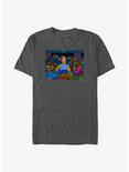 The Simpsons Skeleton Theatre T-Shirt, CHAR HTR, hi-res