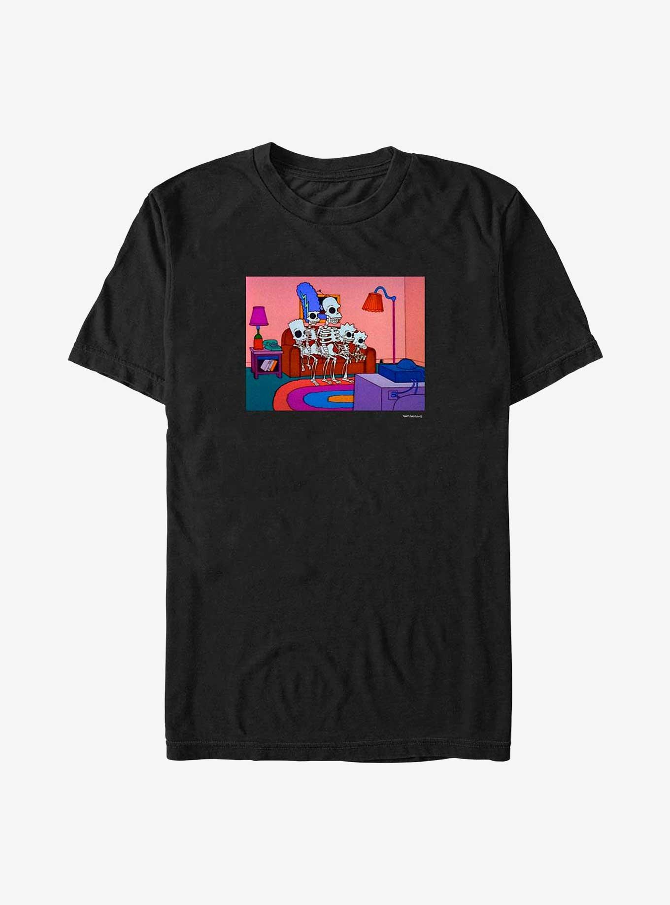 The Simpsons Treehouse Intro Couch T-Shirt, BLACK, hi-res