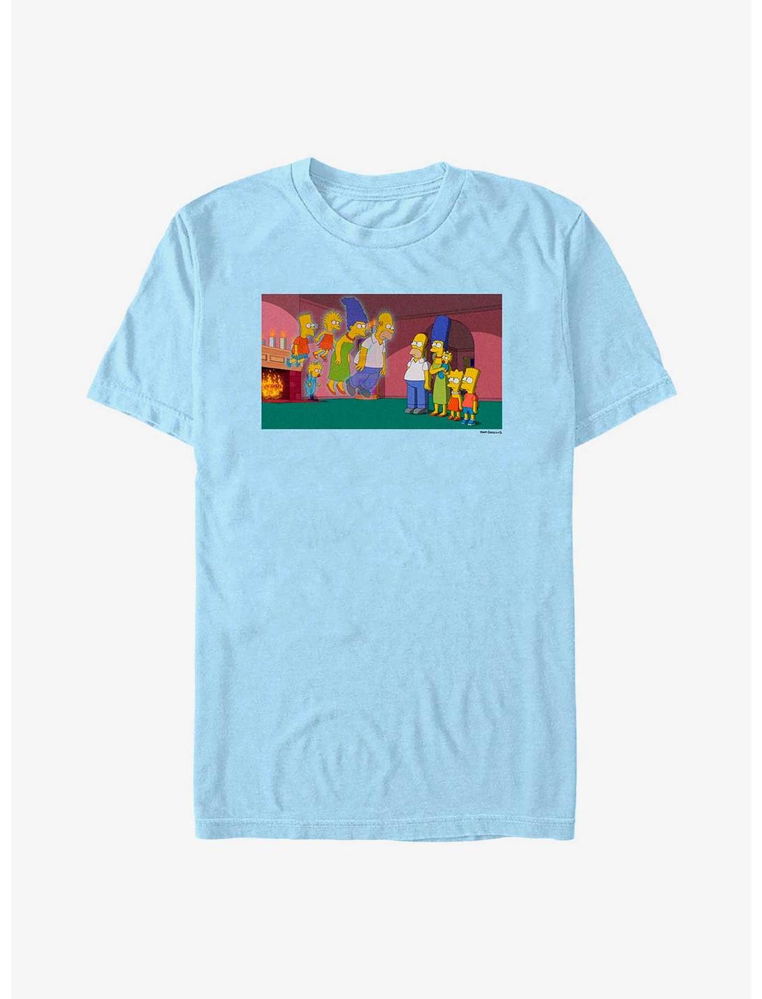 The Simpsons Doppleganger Family T-Shirt, LT BLUE, hi-res