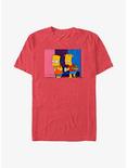 The Simpsons Bart & Hugo T-Shirt, RED HTR, hi-res