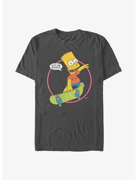 The Simpsons Bart Eat My Shorts T-Shirt, CHARCOAL, hi-res