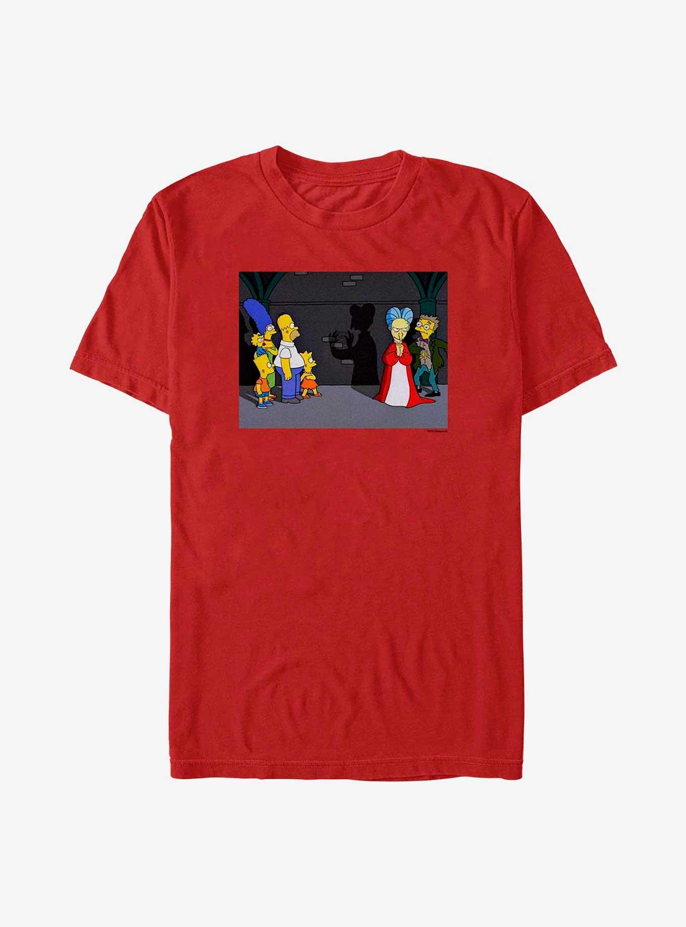 The Simpsons Shadow Dracula Burns T-Shirt, , hi-res