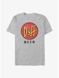 The Simpsons Vintage Duff Beer Logo T-Shirt, ATH HTR, hi-res