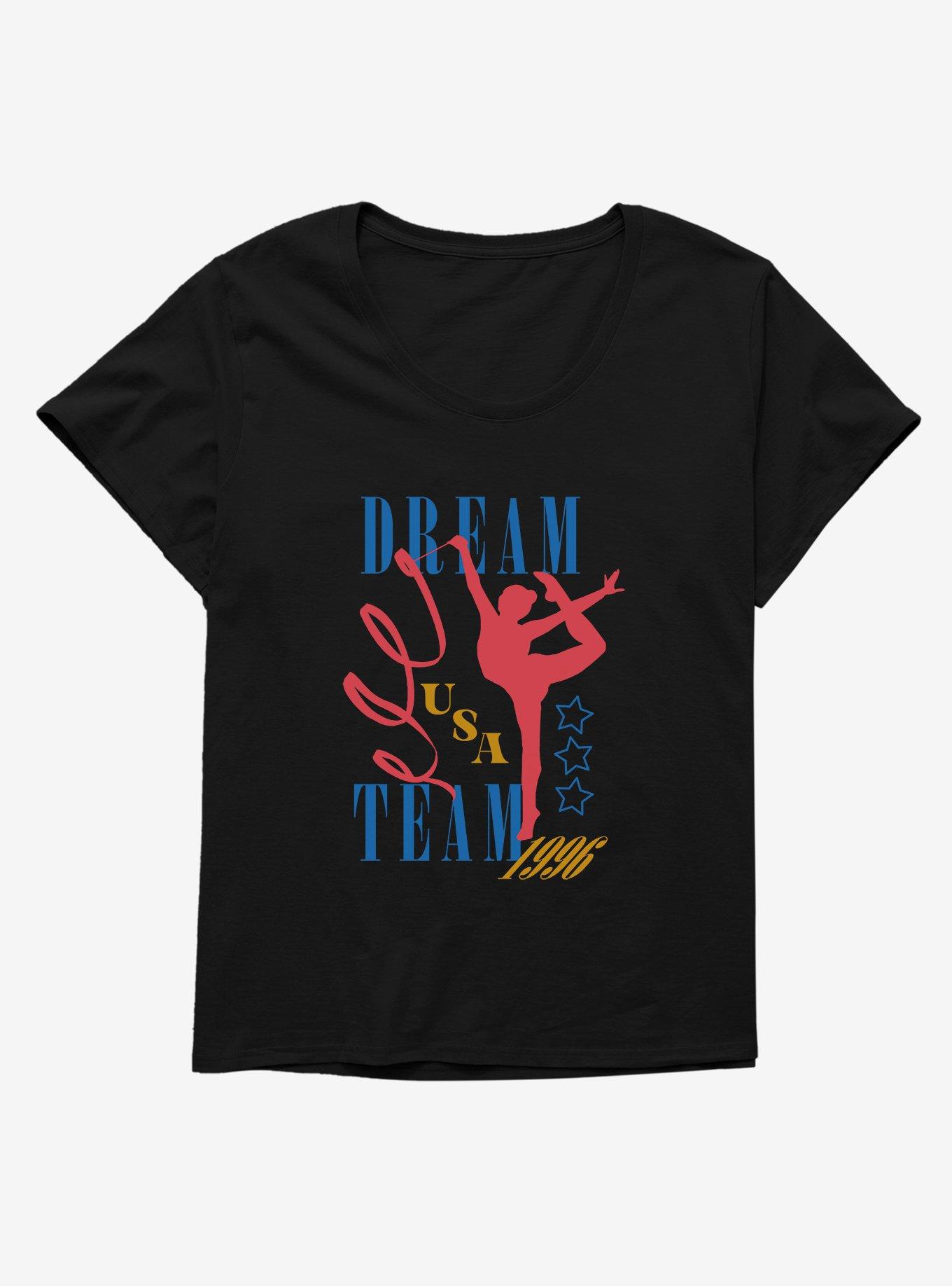 Olympics 1996 Dream Team Ribbon Dancing Womens T-Shirt Plus Size, , hi-res