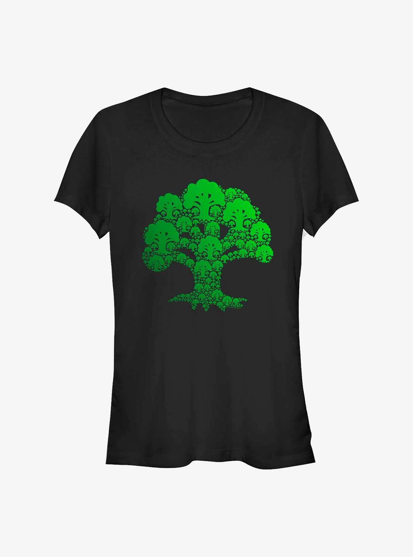 Magic The Gathering Green Mana Icon Symbol Girls T-Shirt, , hi-res