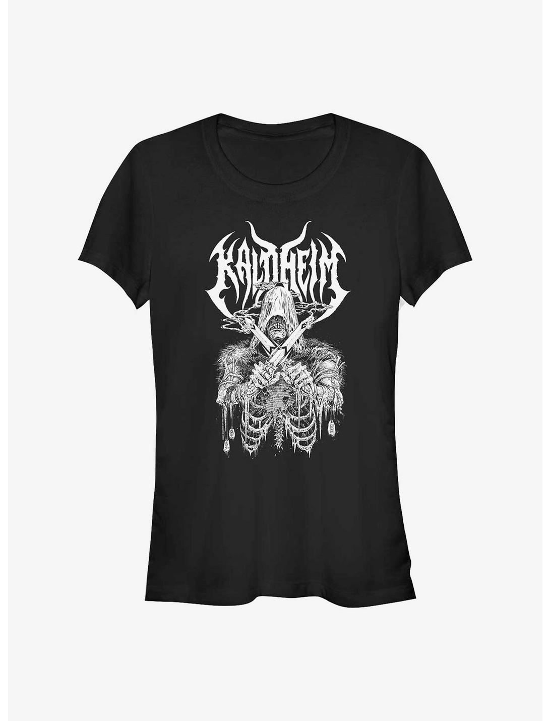 Magic The Gathering Kaldheim Skeleton Girls T-Shirt, BLACK, hi-res