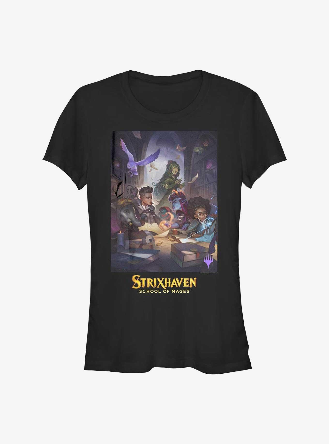 Magic The Gathering Magic Studies Girls T-Shirt, BLACK, hi-res