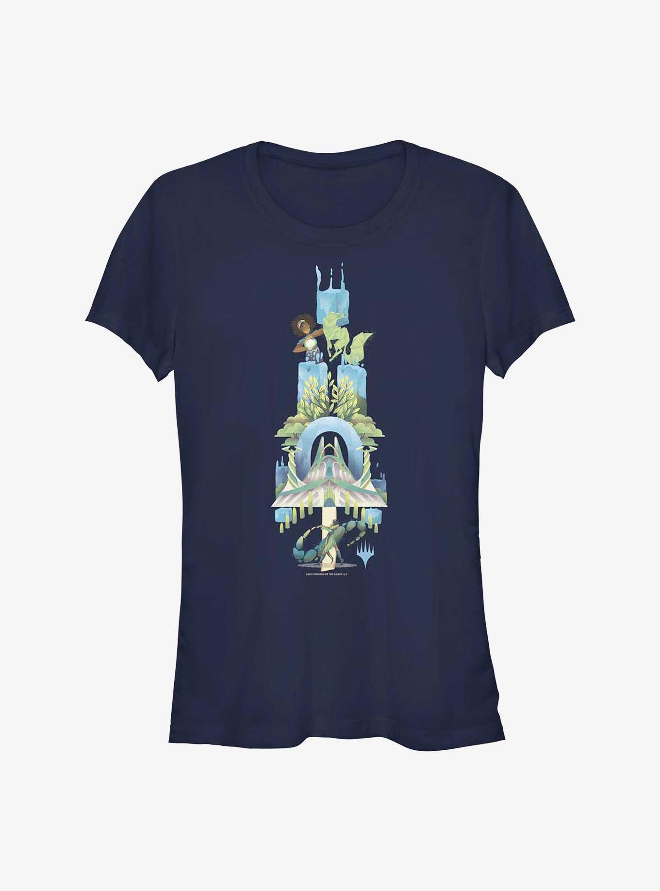 Magic The Gathering Quandrix Land Girls T-Shirt, , hi-res