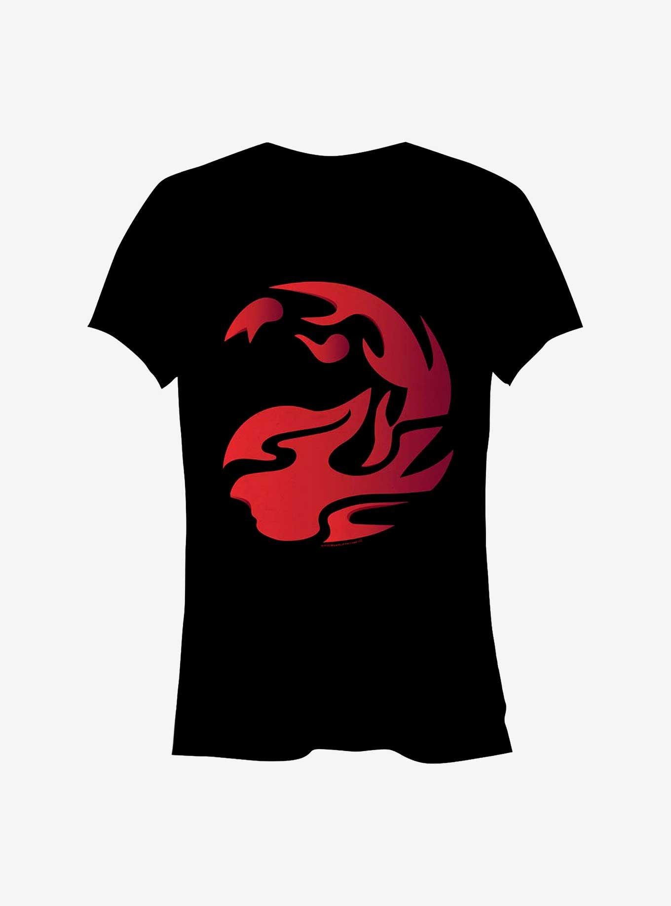 Magic The Gathering Red Mana Symbol Girls T-Shirt