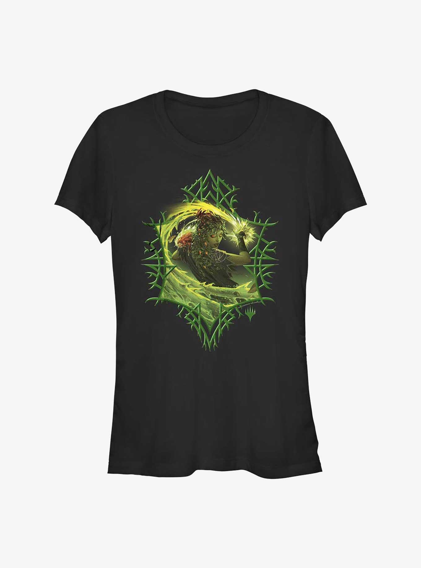 Magic The Gathering Witherbloom School Crest Girls T-Shirt, BLACK, hi-res