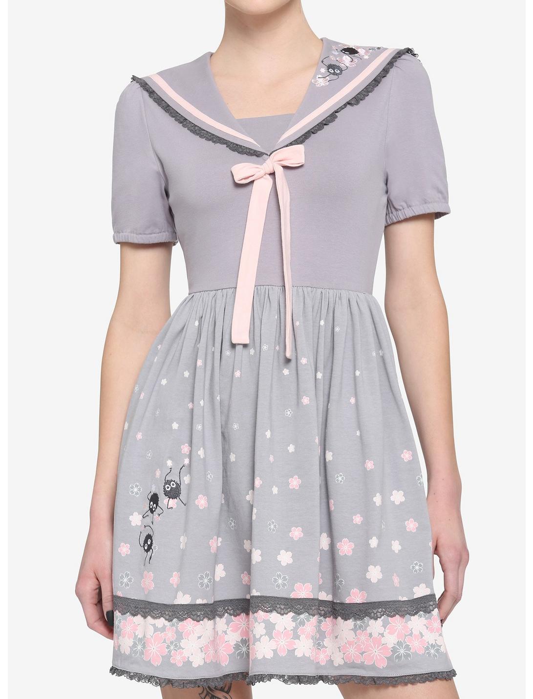 Studio Ghibli Spirited Away Cherry Blossoms Sailor Dress, PINK, hi-res