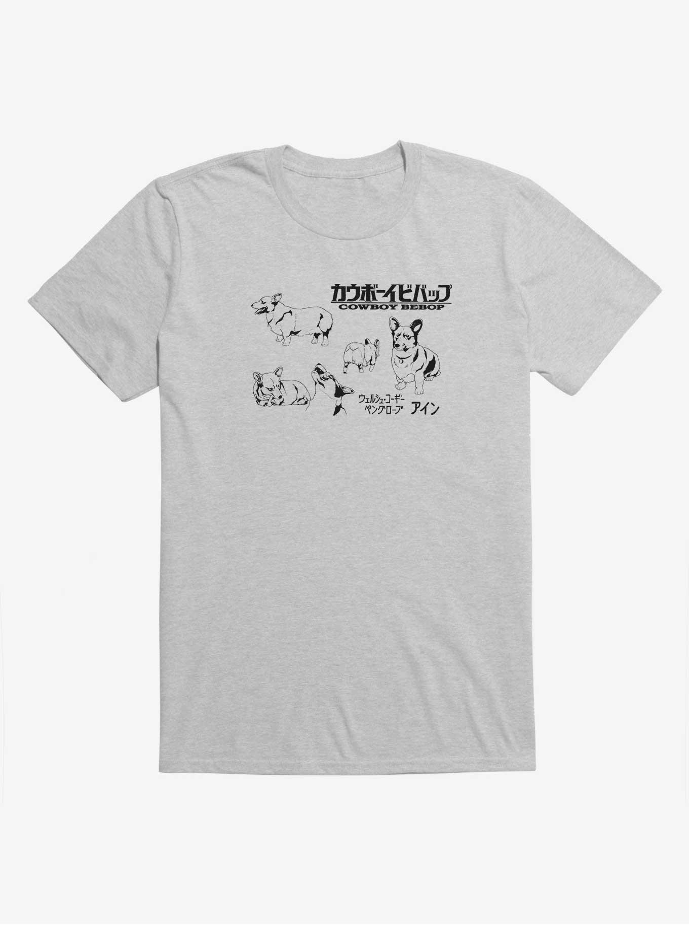 Cowboy Bebop Ein Blueprint T-Shirt, HEATHER GREY, hi-res