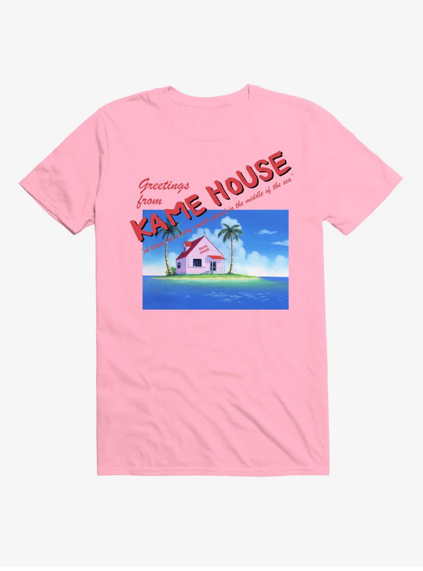 Dragon Ball Kame House Postcard T-Shirt, CHARITY PINK, hi-res