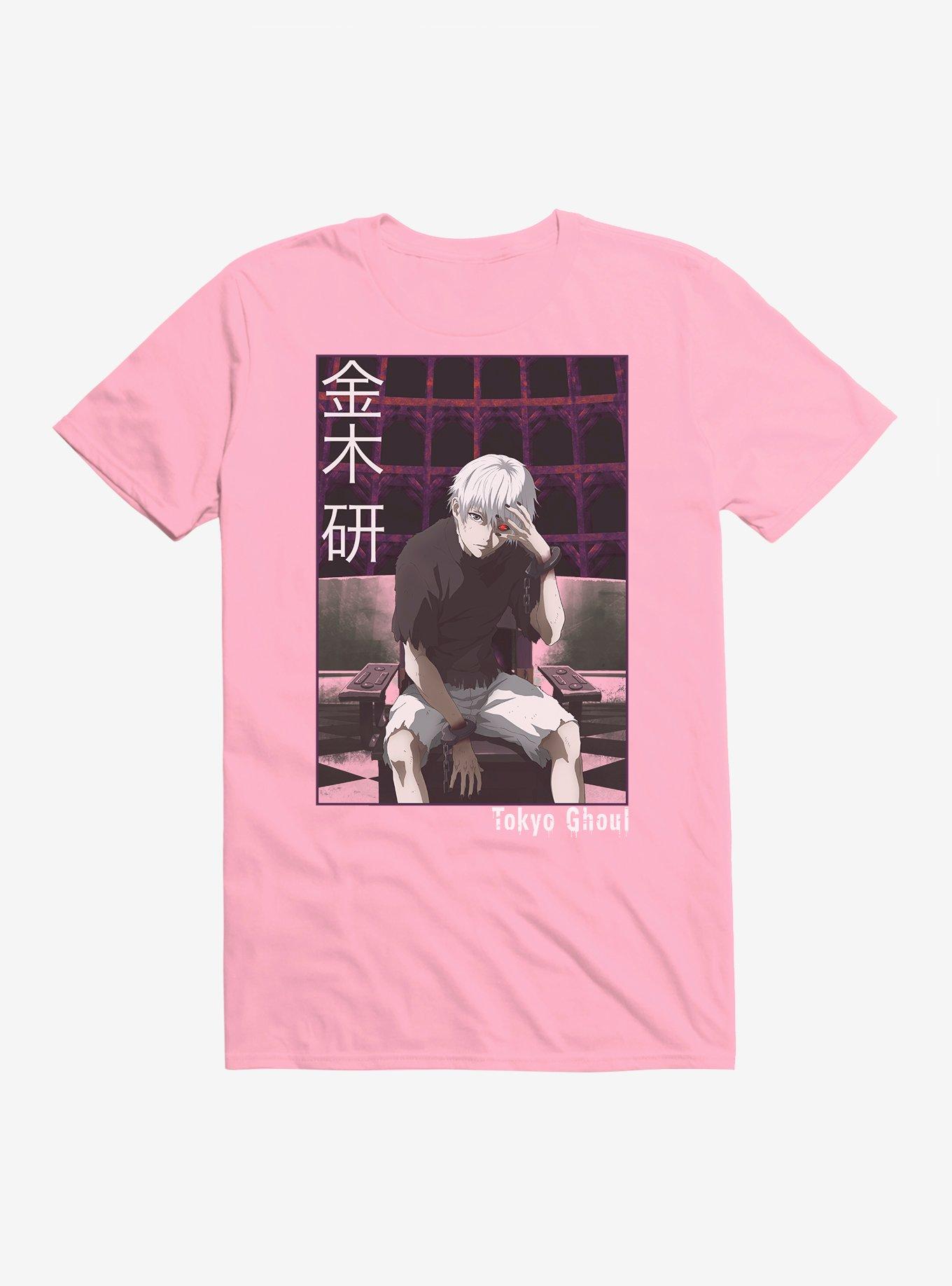 Tokyo Ghoul Ken Kaneki Chained T-Shirt - Pink | Hot Topic