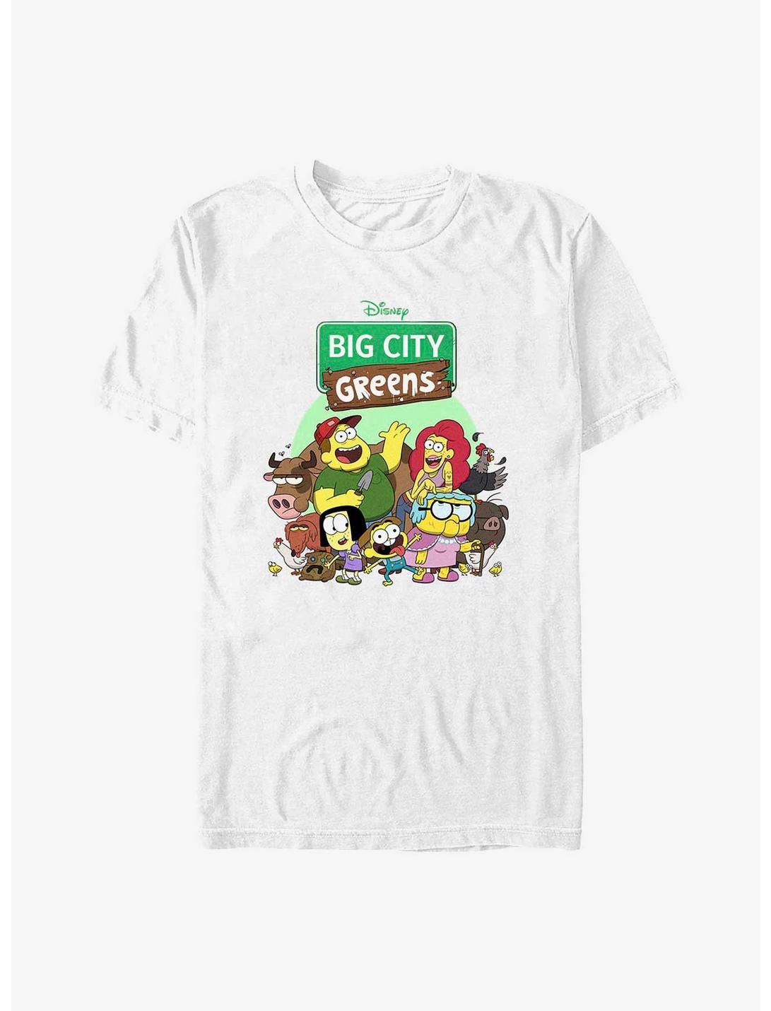 Disney Big City Greens Group Shot T-Shirt, WHITE, hi-res