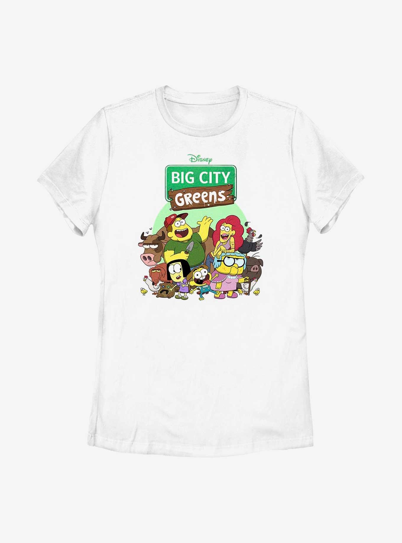 Disney Big City Greens Group Shot Womens T-Shirt, , hi-res