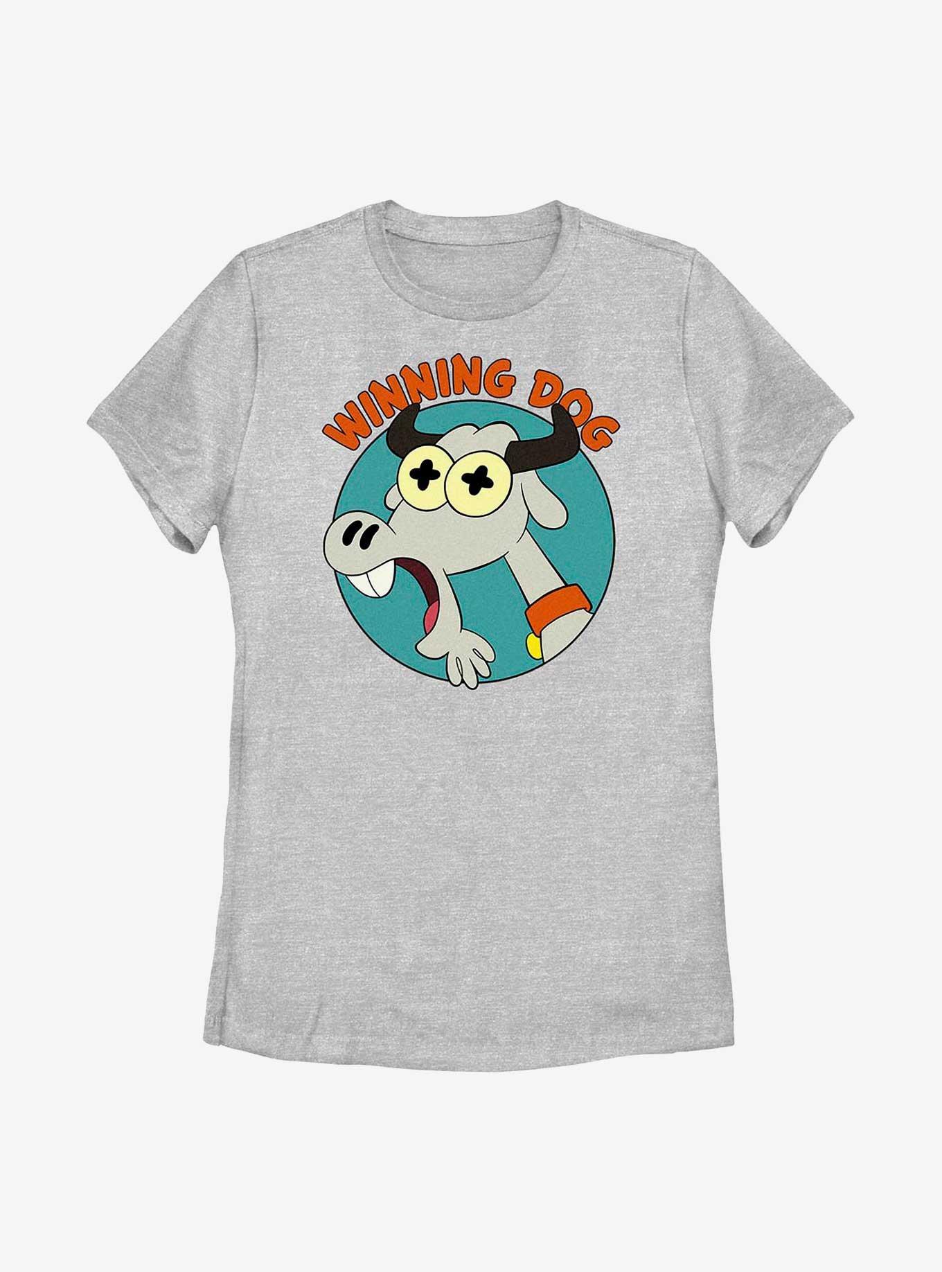 Disney Big City Greens Winning Dog Womens T-Shirt, ATH HTR, hi-res