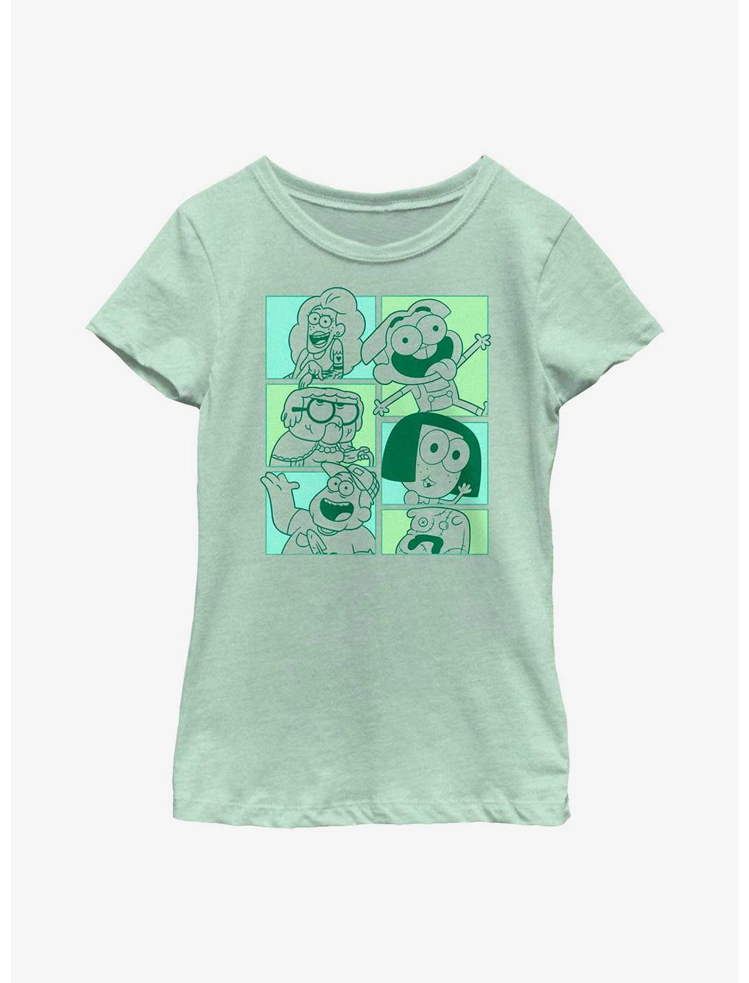 Disney Big City Greens Family Box Up Youth Girls T-Shirt, MINT, hi-res