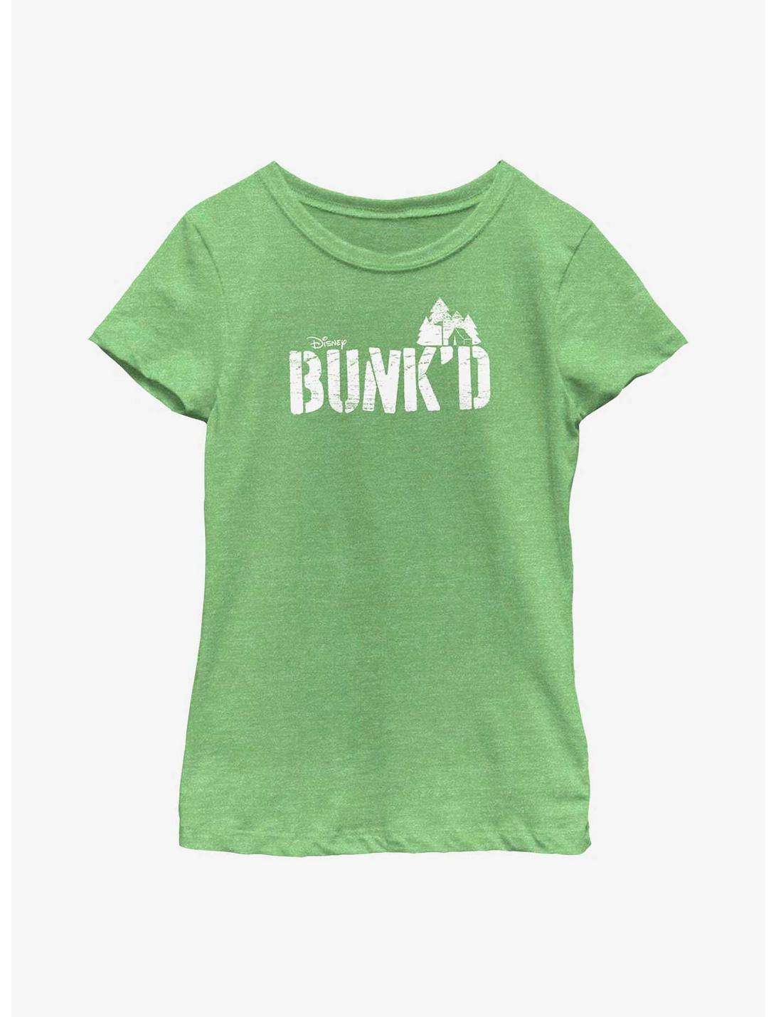 Disney Bunk'd Logo Youth Girls T-Shirt, GRN APPLE, hi-res