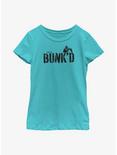 Disney Bunk'd Logo Youth Girls T-Shirt, TAHI BLUE, hi-res