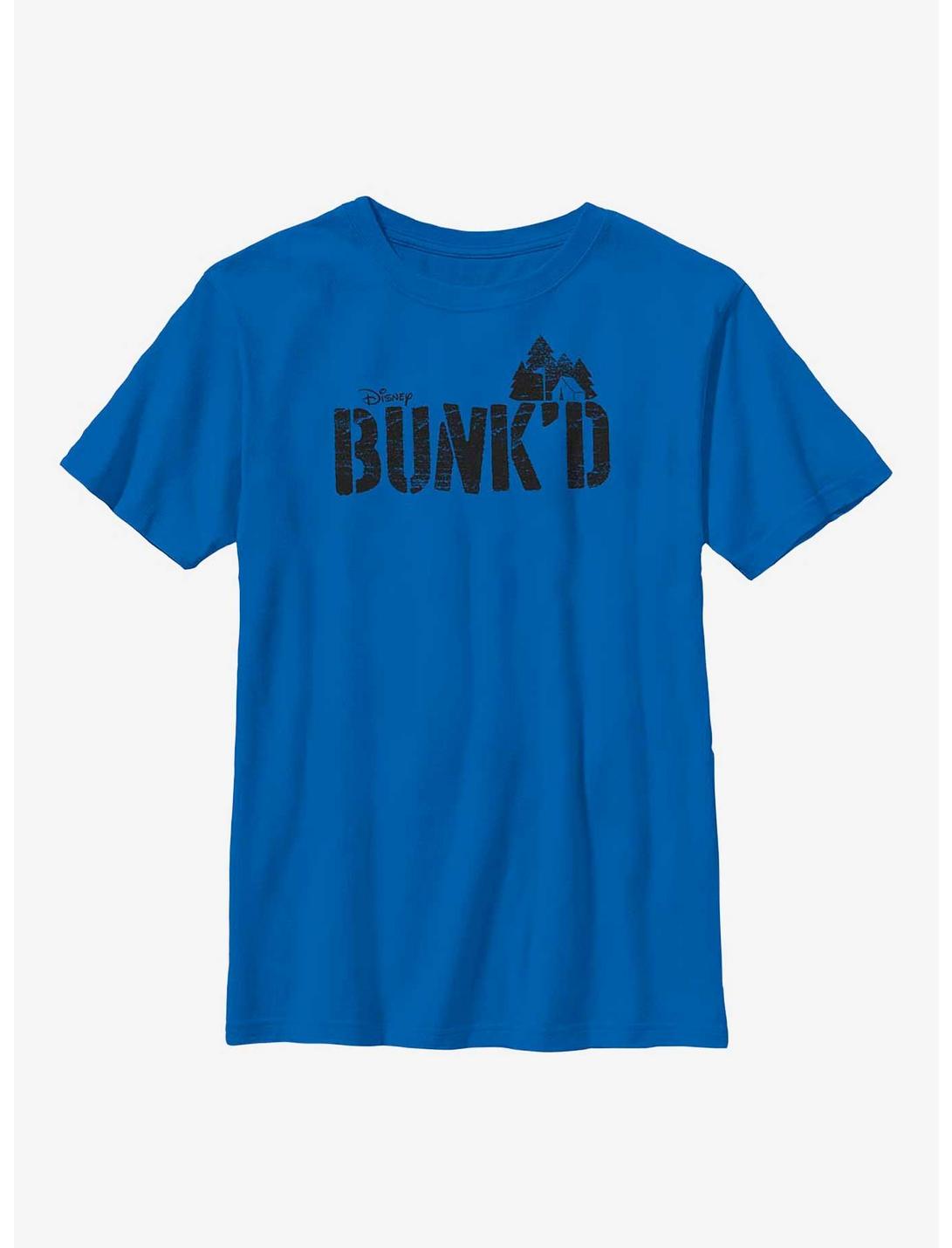 Disney Bunk'd Logo Youth T-Shirt, ROYAL, hi-res