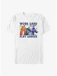 Disney Pixar Monsters At Work Play Hard T-Shirt, WHITE, hi-res