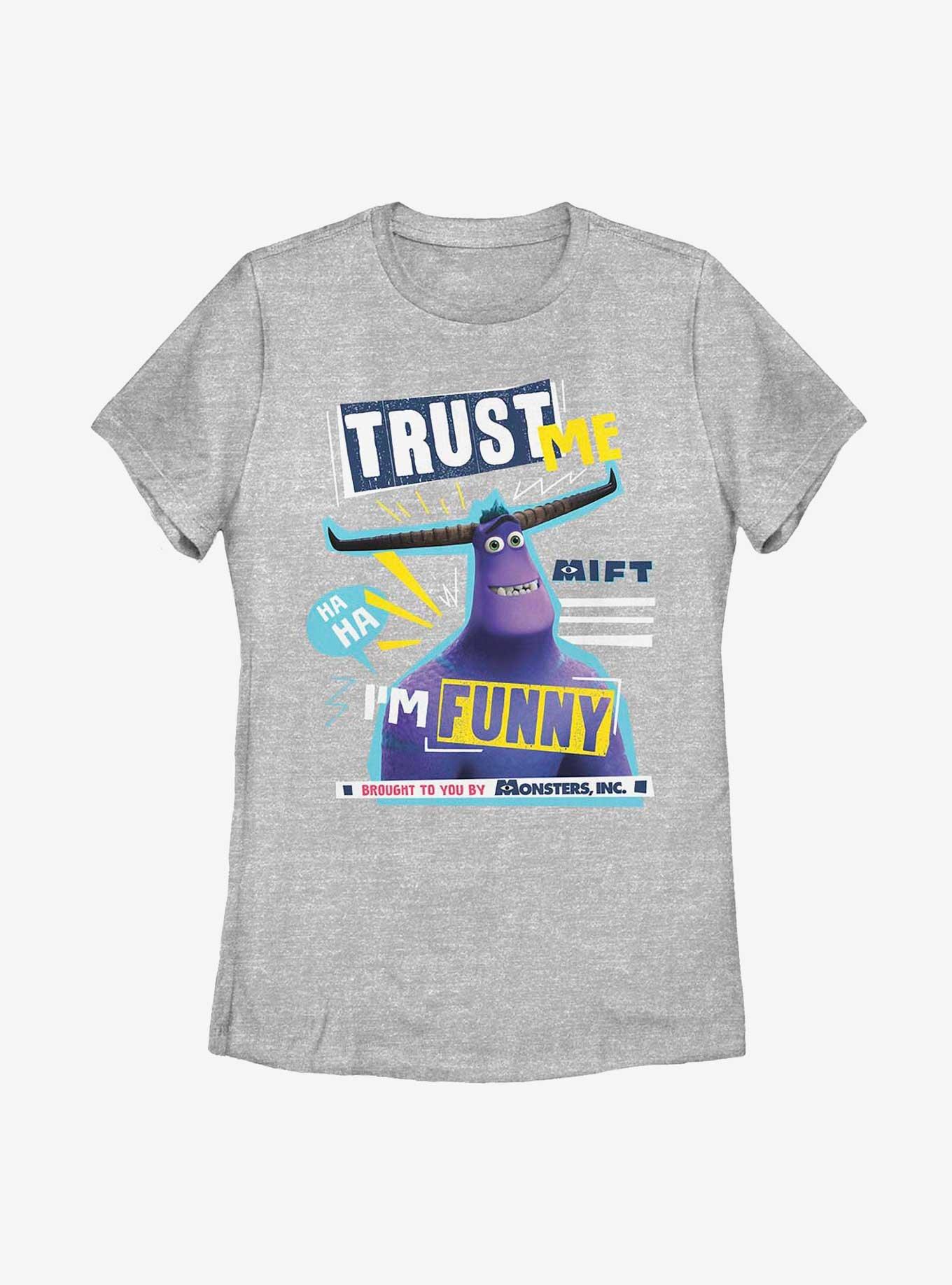 Disney Pixar Monsters At Work I'm Funny Womens T-Shirt, ATH HTR, hi-res