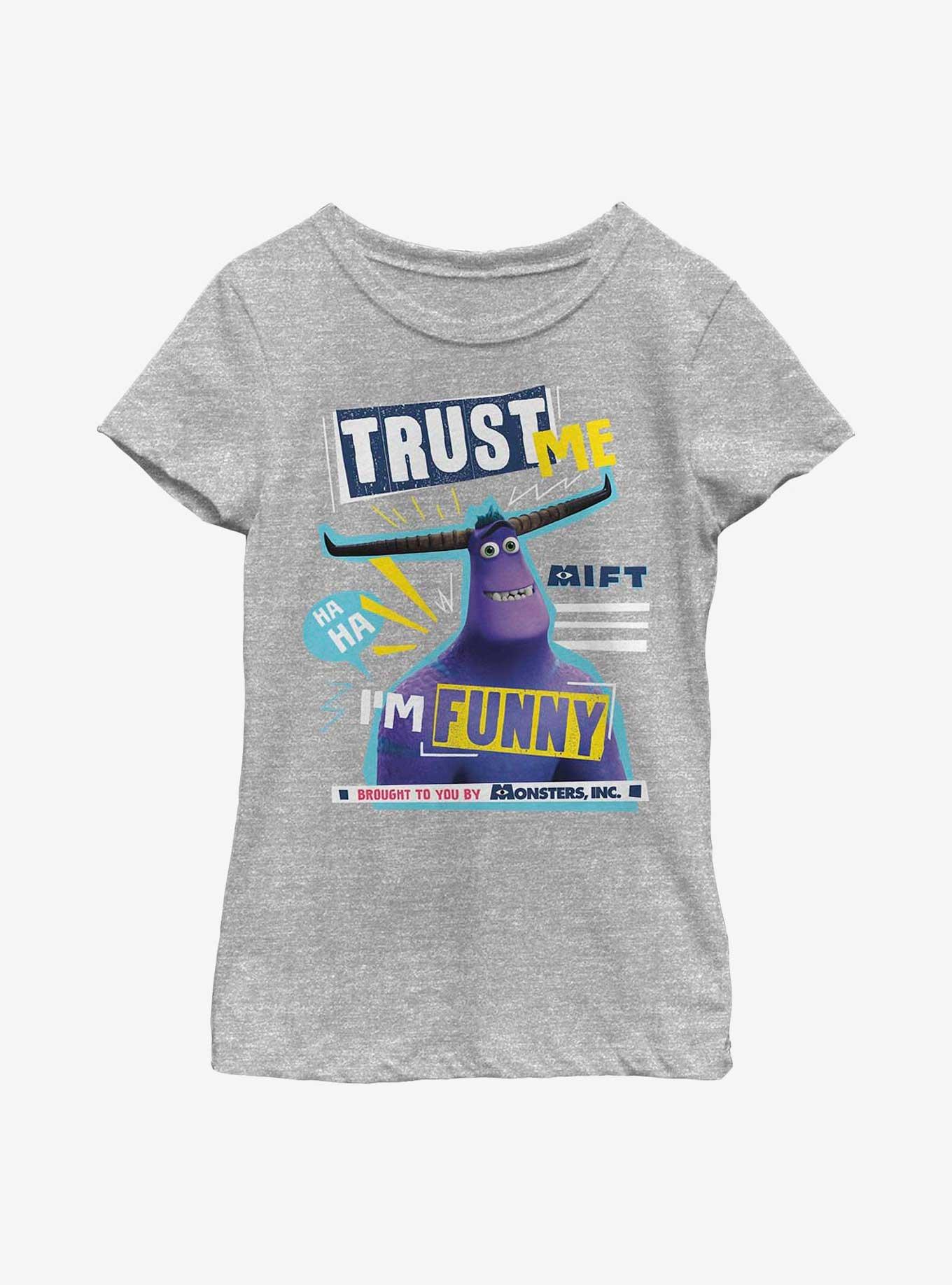 Disney Pixar Monsters At Work I'm Funny Youth Girls T-Shirt, , hi-res
