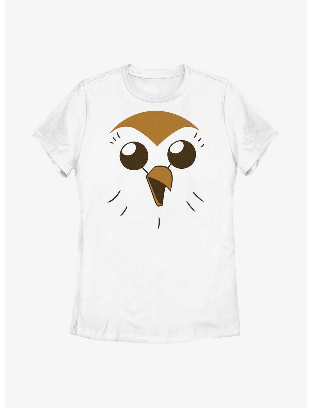 Disney The Owl House Hooty Face Womens T-Shirt, WHITE, hi-res