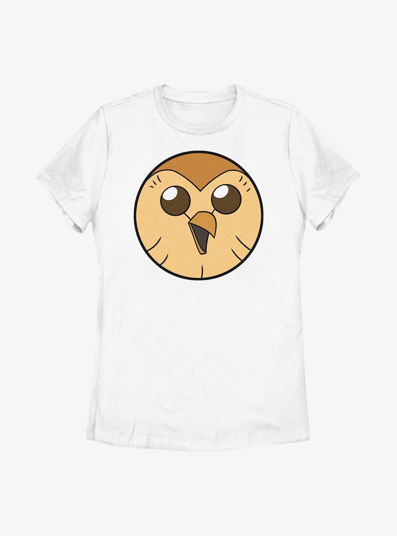Disney The Owl House Hooty Face Solid Womens T-Shirt, , hi-res