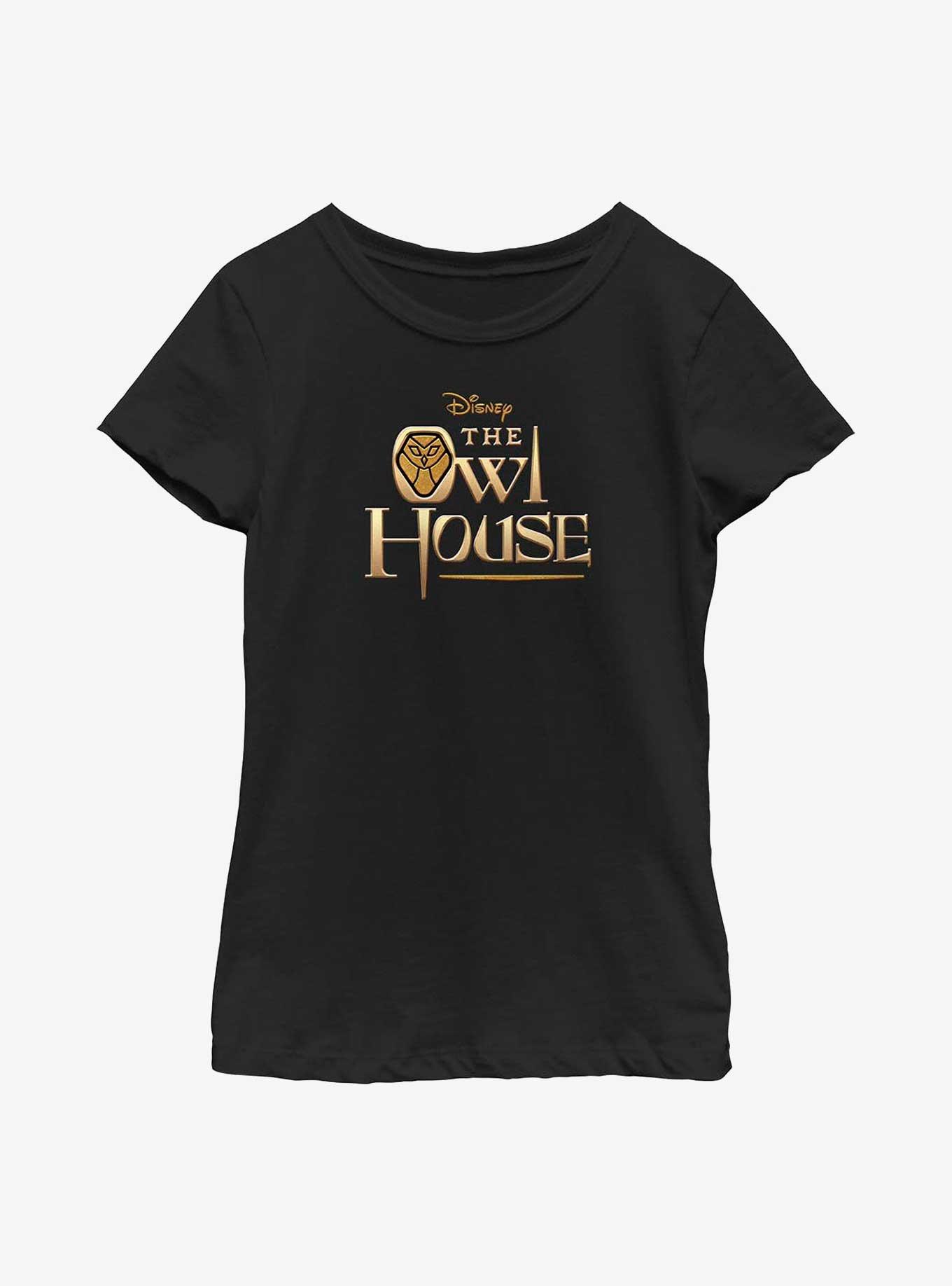 Disney The Owl House Gold Logo Youth Girls T-Shirt, , hi-res