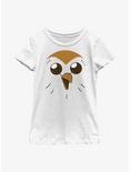 Disney The Owl House Hooty Face Youth Girls T-Shirt, WHITE, hi-res