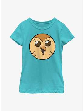 Disney The Owl House Hooty Face Solid Youth Girls T-Shirt, , hi-res
