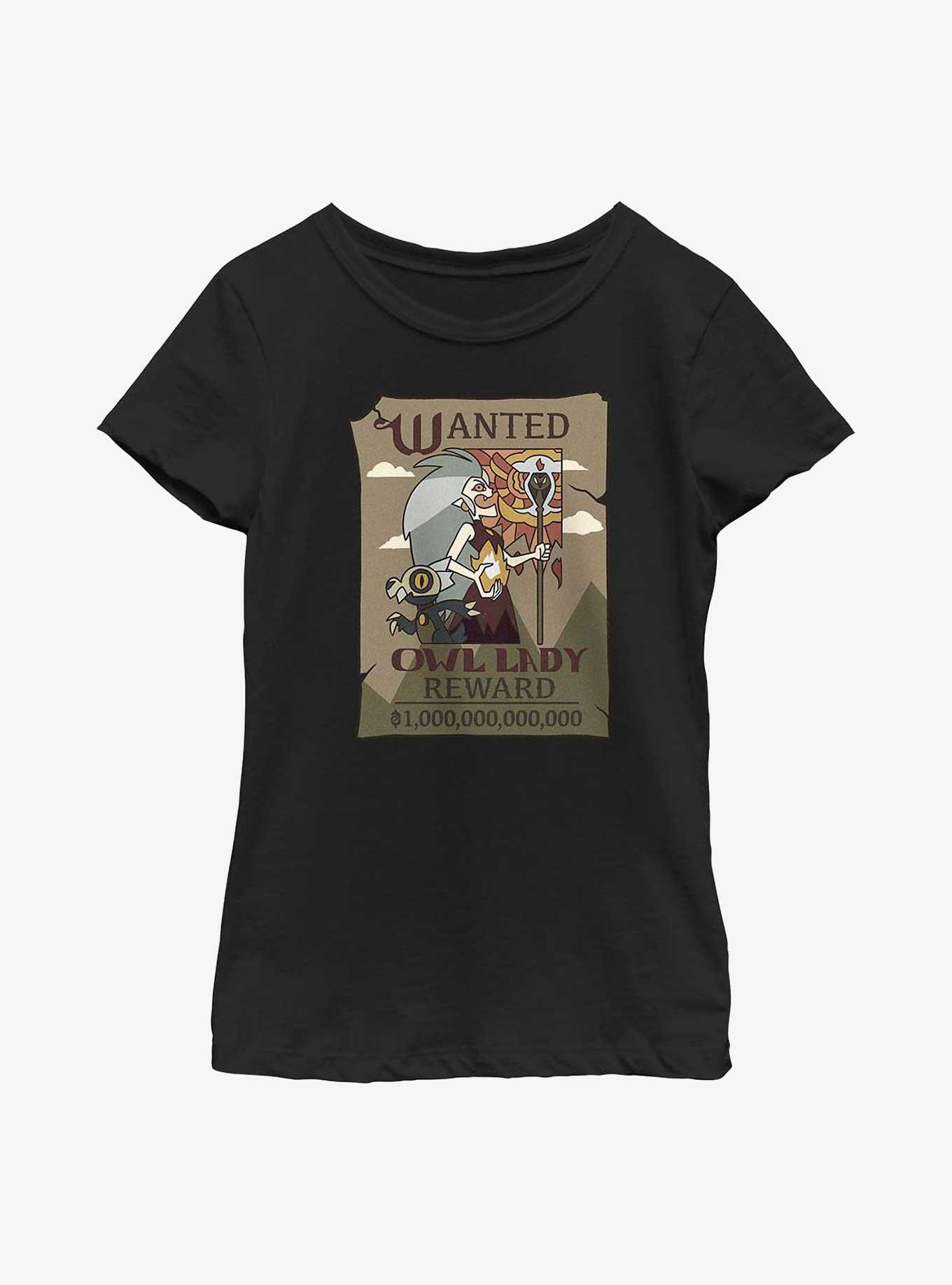 Disney The Owl House Wanted Owl Lady Youth Girls T-Shirt, , hi-res