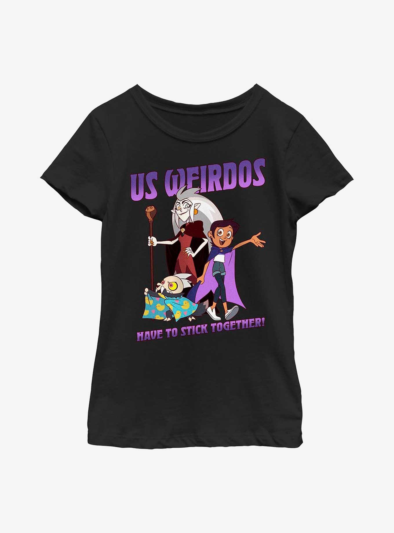 Disney The Owl House Weirdos Unite Youth Girls T-Shirt, , hi-res