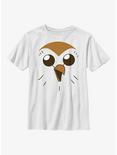 Disney The Owl House Hooty Face Youth T-Shirt, WHITE, hi-res