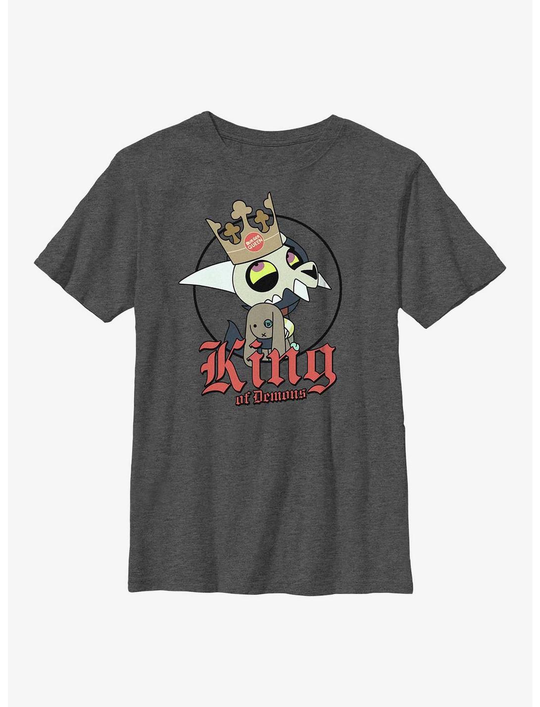 Disney The Owl House King Of Demons Youth T-Shirt, CHAR HTR, hi-res