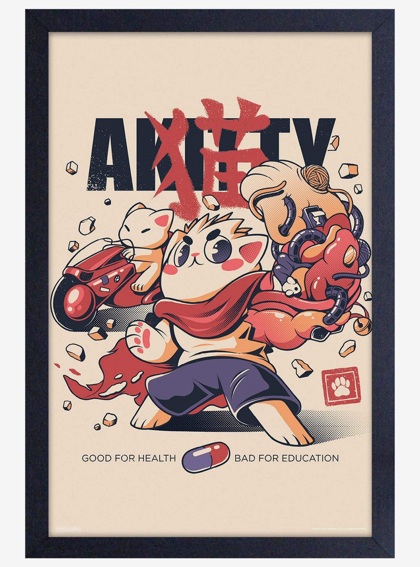 Illustrata Akitty Framed Wood Wall Art, , hi-res