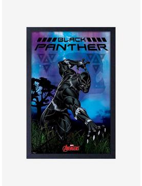 Marvel Black Panther Framed Wood Wall Art, , hi-res